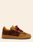 Sneakers in pelle e camoscio