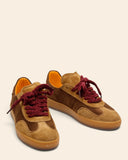Sneakers in pelle e camoscio