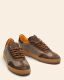 Sneakers in pelle e camoscio