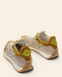 Sneakers in pelle e camoscio