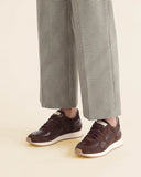 Sneakers in pelle e camoscio
