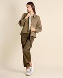 Pantaloni in raso di cotone