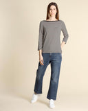 T shirt in jersey di viscosa