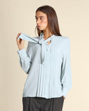 Camicia in misto seta