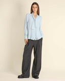 Camicia in misto seta