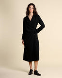 Long dress in flowing crepe