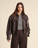 Bomber in pelle