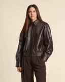 Bomber in pelle