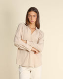 Blusa in misto seta