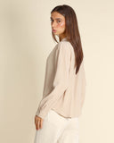 Blusa in misto seta