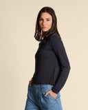 Cardigan in misto viscosa e seta con lurex