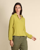 Camicia in crepe di misto seta
