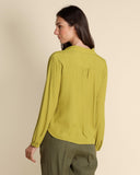 Camicia in crepe di misto seta