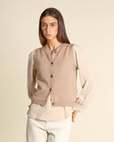 Gilet in misto lana e cashmere