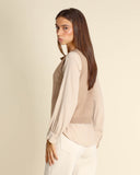 Gilet in misto lana e cashmere