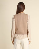 Gilet in misto lana e cashmere