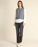 Gilet in misto lana e cashmere