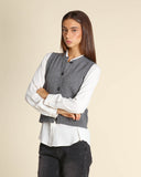 Gilet in misto lana e cashmere