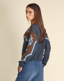 Maglia ad intarsio