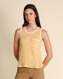 Top in jersey di lino