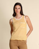 Top in jersey di lino