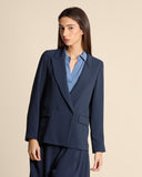 Giacca doppiopetto in crepe