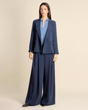 Giacca doppiopetto in crepe