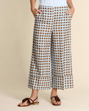 Pantaloni in lino e cotone