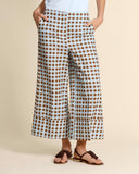 Pantaloni in lino e cotone