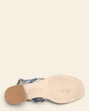 Sandali gioiello in pelle scamosciata