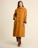 Cappotto reversibile in panno di misto lana