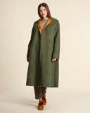 Cappotto reversibile in panno di misto lana