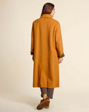 Cappotto reversibile in panno di misto lana