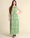 Abito lungo stampato