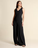 Pantaloni ampi in jersey