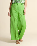 Pantaloni in lino e viscosa