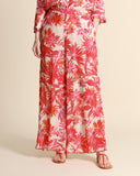 Pantaloni in georgette di viscosa