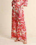 Pantaloni in georgette di viscosa