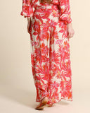 Pantaloni in georgette di viscosa