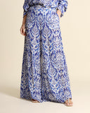 Pantaloni goffrati in rayon