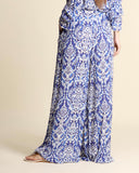 Pantaloni goffrati in rayon
