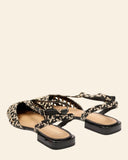 Ballerine in pelle intrecciata