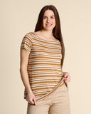 T shirt in viscosa e seta