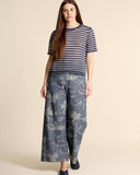 Maglia in lino e viscosa