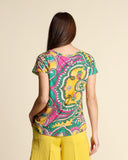 T shirt in jersey di cotone