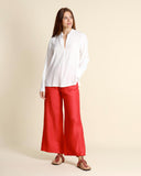 Camicia in crepe di misto seta