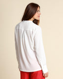 Camicia in crepe di misto seta