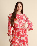 Camicia in georgette di viscosa
