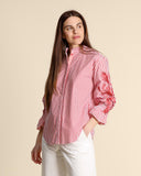 Camicia in cotone con ricami