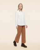 Camicia in cotone con ricami
